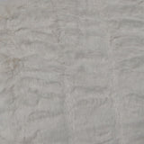 Meadow Soft Faux Fur Throw Rug 127 x 152 cm Off White - Side View