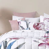 Bianca Carmela White Polyester Bedspread Set King - Side View