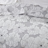 Bianca Leona White 4 Pcs Bedspread Set King - Top-Down View
