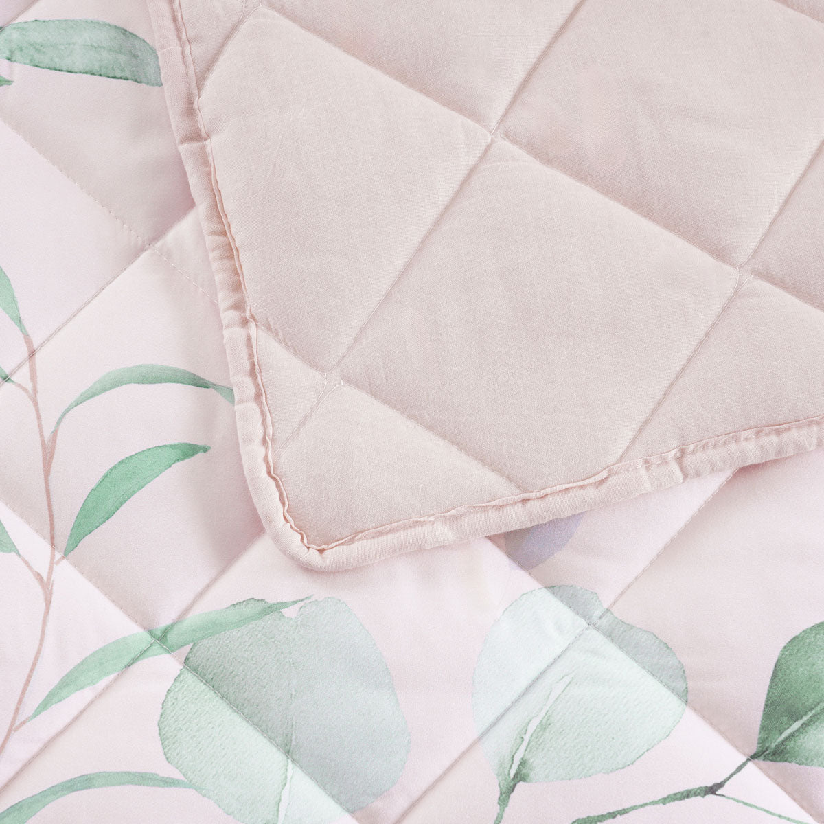 Bianca Sidney Blush Printed Floral Bedspread Set King