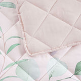 Bianca Sidney Blush Printed Floral Bedspread Set Single