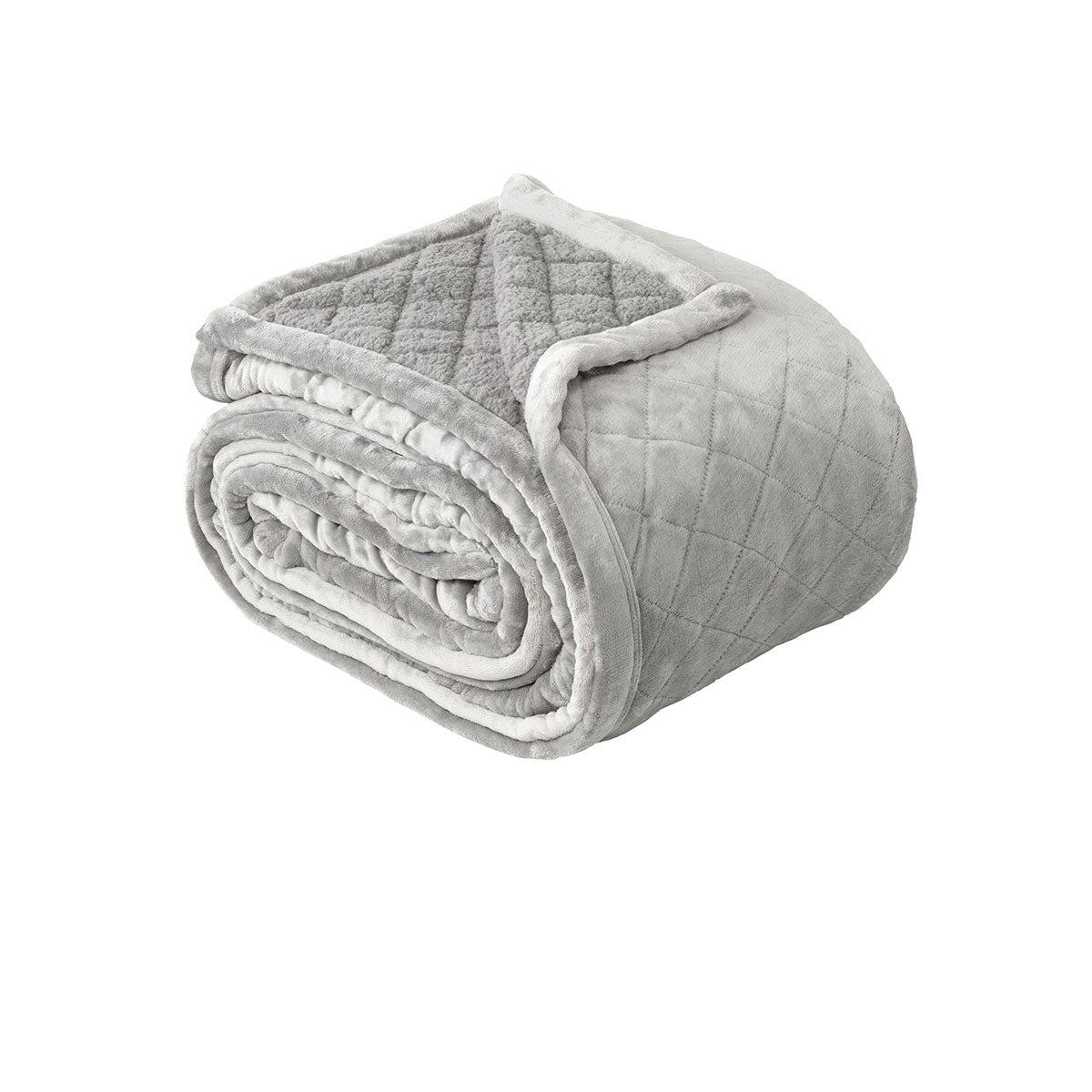 Mansfield Velvet Sherpa Blanket - Queen/King Size