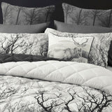 Bianca Boscage Black Forest Printed Quilted Polyester Coverlet Set Single/Double - Side View