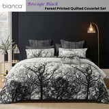 Bianca Boscage Black Forest Printed Quilted Polyester Coverlet Set Queen/King - Front View