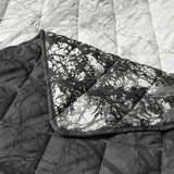 Bianca Boscage Black Forest Printed Quilted Polyester Coverlet Set Queen/King - 45-Degree Angle
