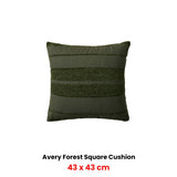Bianca Avery Forest Square Filled Cushion 43 x 43cm - Front View