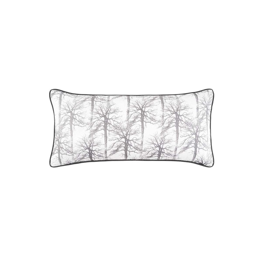 Bianca Myrtleford Grey Lumbar Oblong Filled Cushion 30 x 60cm