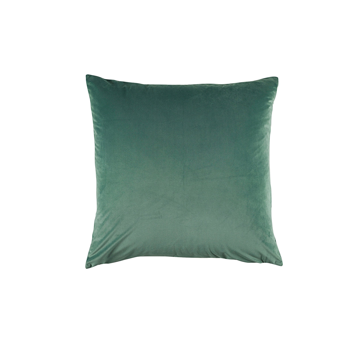 Sage Green Velvet Square Cushion - Vivid Coordinate 43 x 43 cm