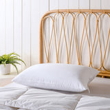 Bianca Natural Sleep White Bamboo Blend Medium Profile Pillow - Side View