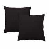 Bianca Pair of Kahlani Chocolate European Pillowcases 65 x 65cm