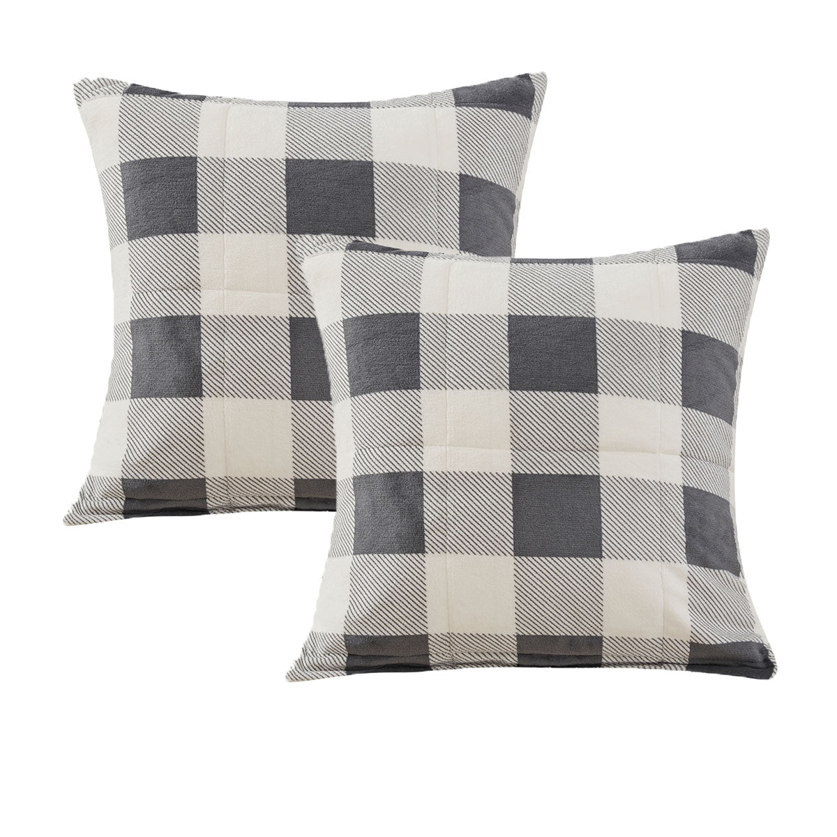 Naya Cozy Flannel European Pillowcase Set by Bianca
