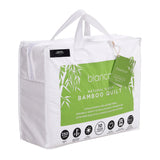 Bianca 250GSM Natural Sleep Bamboo Summer Quilt Double - Side View