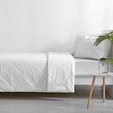 Bianca 250GSM Natural Sleep Bamboo Summer Quilt Double - Top-Down View