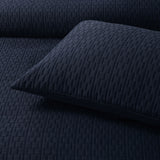 Bianca Burleigh Ink Jacquard Quilt Cover Set Queen - Top-Down View