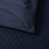 Bianca Burleigh Ink Jacquard Quilt Cover Set Super King - 45-Degree Angle