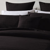 Bianca Kahlani Chocolate Waffle Quilt Cover Set Single - Side View