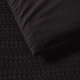 Bianca Kahlani Chocolate Waffle Quilt Cover Set Single - 45-Degree Angle