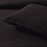 Bianca Kahlani Chocolate Waffle Quilt Cover Set Super King - Top-Down View