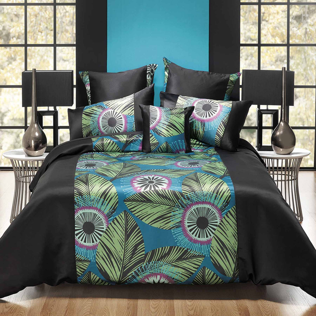 Bianca Kebo Black Quilt Cover Set King