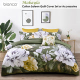 Makayla Floral Cotton Sateen Double Quilt Cover Set by Bianca - Front View