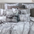 Bianca Myrtleford Grey Cotton Sateen Quilt Cover Set King