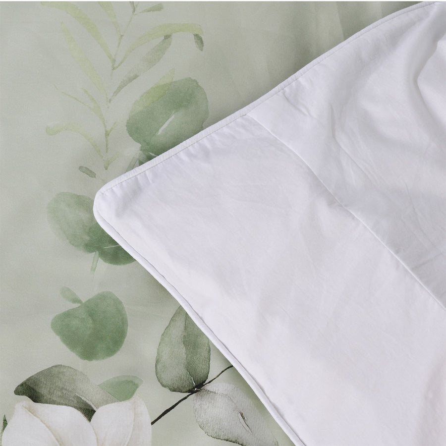 Bianca Salisbury Sage Floral Cotton Sateen Quilt Cover Set King