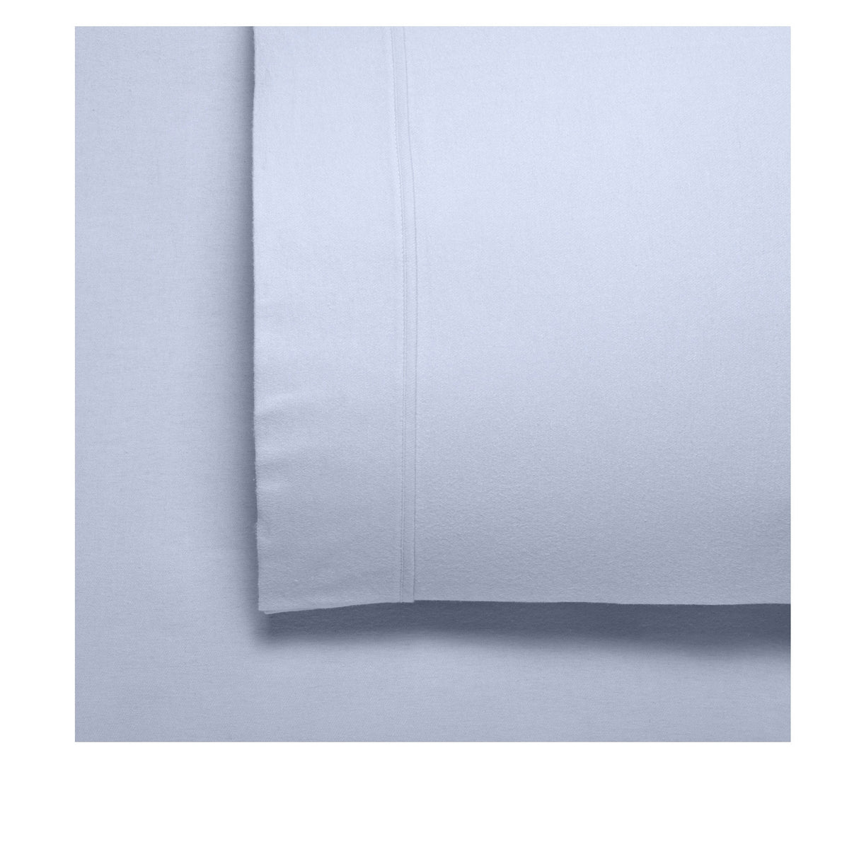 Bianca Fletcher Soft Cotton Flannelette Sheet Set in Steel Blue for Queen Size