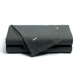 Charcoal Queen Heston Cotton Percale Sheet Set by Bianca