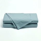 Bianca Heston Cotton Percale Sheet Set Steel Blue Long Single