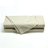 Bianca Heston Cotton Percale Sheet Set Stone Queen