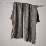 Bianca Faux Fur Hotham Throw Blanket 130 x 160 cm in Warm Brown