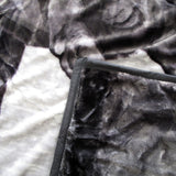 675gsm 2 Ply 3D Print Faux Mink Blanket Queen 200x240 cm Galloping Horse - Front View