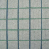 Cotton Grid Checks Oblong Table Cloth Blue 130 x 180cm