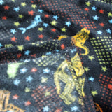190GSM Boys Cool Ultra Soft Coral Fleece Throw 127 x 152cm Dinosaur Fossils - Front View