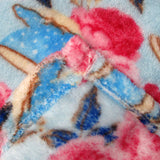 190GSM Fashion Printed Ultra Soft Coral Fleece Throw 127 x 152cm Tea Garden - Front View