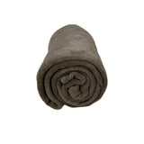 Luxury Walnut Soft Coral Fleece Throw Blanket 127 x 152 cm
