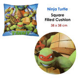Ninja Turtles Square Filled Cushion - Front View