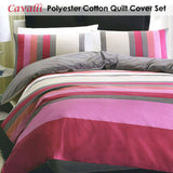 Belmondo Cavalli Polyester Cotton Quilt Cover Set Queen - Front View