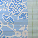 225TC Java Floral Blue Polyester Cotton Quilt Cover Set Single - Side View