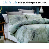 Belmondo Sherbrooke Forest Easy Care Quilt Cover Set Queen - Front View