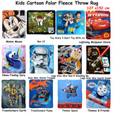 Polar Fleece Throw Rug Ben 10 - Front View