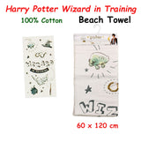 Caprice Harry Potter Wizard in Training Cotton Beach Licensed Towel 60 x 120 cm - Front View