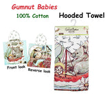 Caprice Gumnut Babies Cotton Hooded Licensed Towel 60 x 120 cm - Front View