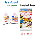 Caprice Paw Patrol Cotton Hooded Licensed Towel 60 x 120 cm - Front View