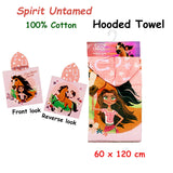 Caprice Spirit Untamed Cotton Hooded Licensed Towel 60 x 120 cm - Front View
