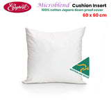 Plush Microblend Cushion Insert 60 x 60cm by Easyrest - Front View