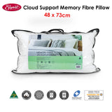 Easyrest Cloud Support Memory Fibre Pillow 48 x 73 cm - Front View