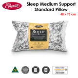 Easyrest Sleep Medium Support Standard Pillow 48 x 73 cm - Front View