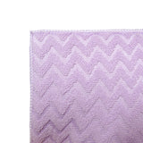 Set of 2 Microfibre Chevron Dish Drying Mats Lilac - Front View