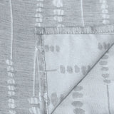 Set of 6 Perline Grey Jacquard Napkins 40cm x 40cm - Side View